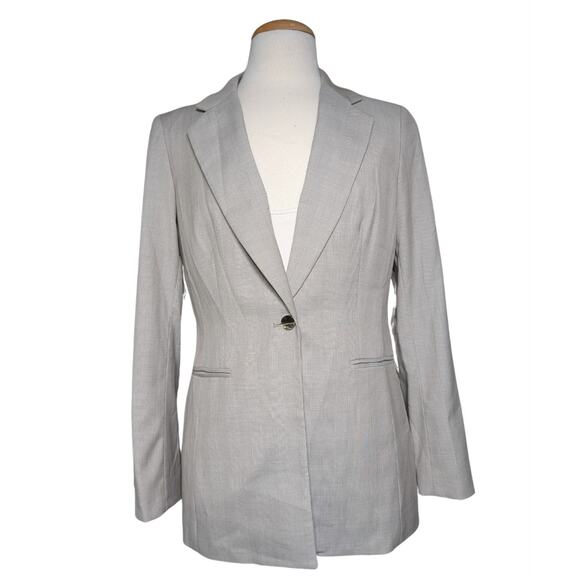 Calvin Klein Jeans Women’s Oversized Drop-Shoulder Blazer Size 10 - Picture 1 of 8